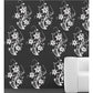 Swirl Floral Wall Design Stencil (KHS384)