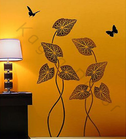 Wall art stencil for modern home decor ideas