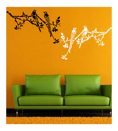 Wall art stencil for modern home decor ideas