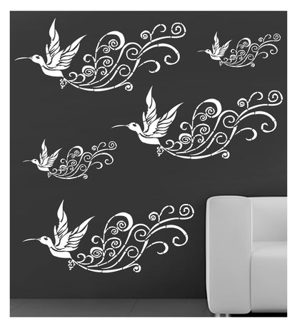 stencil wall paintings