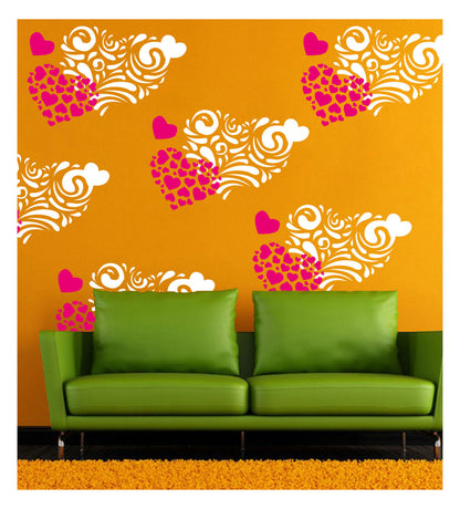 Reusable stencil for wall painting and home decoration