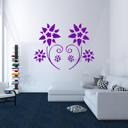 Reusable stencil for wall painting and home decoration