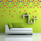 Swirl Floral Wall Design Stencil (KHSNT129)