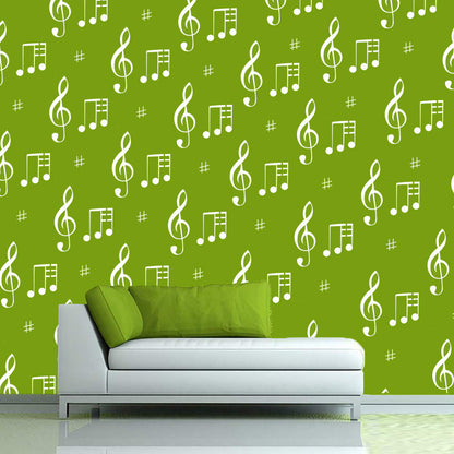 wall painting stencil leaf
