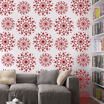 leaf printing roller for wall