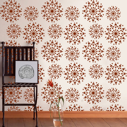 Reusable stencil for wall painting and home decoration