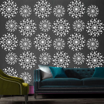 large size stencil for wall painting home
