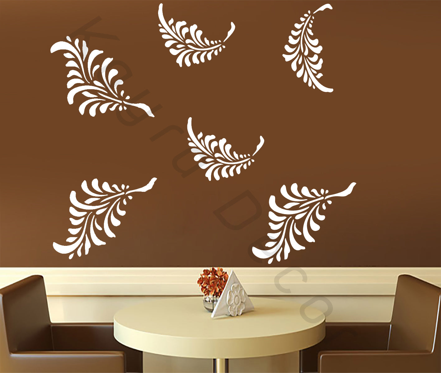 Falling Leaves DIY Wall Stencil (KHSNT163)