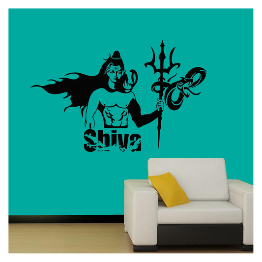 Large Size Mahadev Wall Design Stencil (KHSNT382)