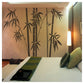 Bamboo Tree Wall Stencil  (KHSNT384)