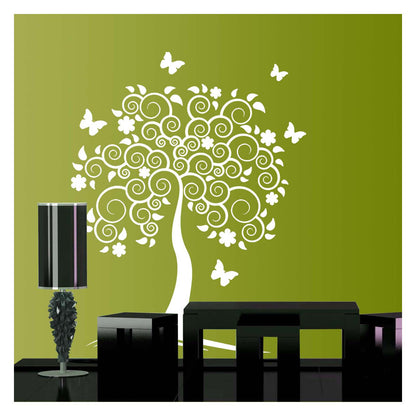 wall stencil designs flower