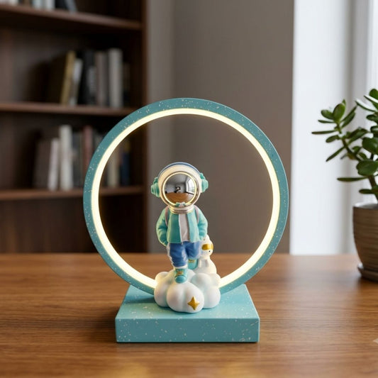 LED Table Top Desk Decor Astronaut Ring