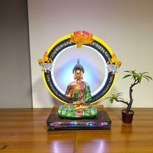 LED Table Top Desk Decor Buddha Ring