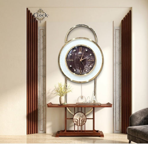 Classic Wall Clock Decorative Size-43 cm | Maroon