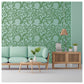 Leafy Elegance Design Stencil for Wall Painting (KDMD1472)