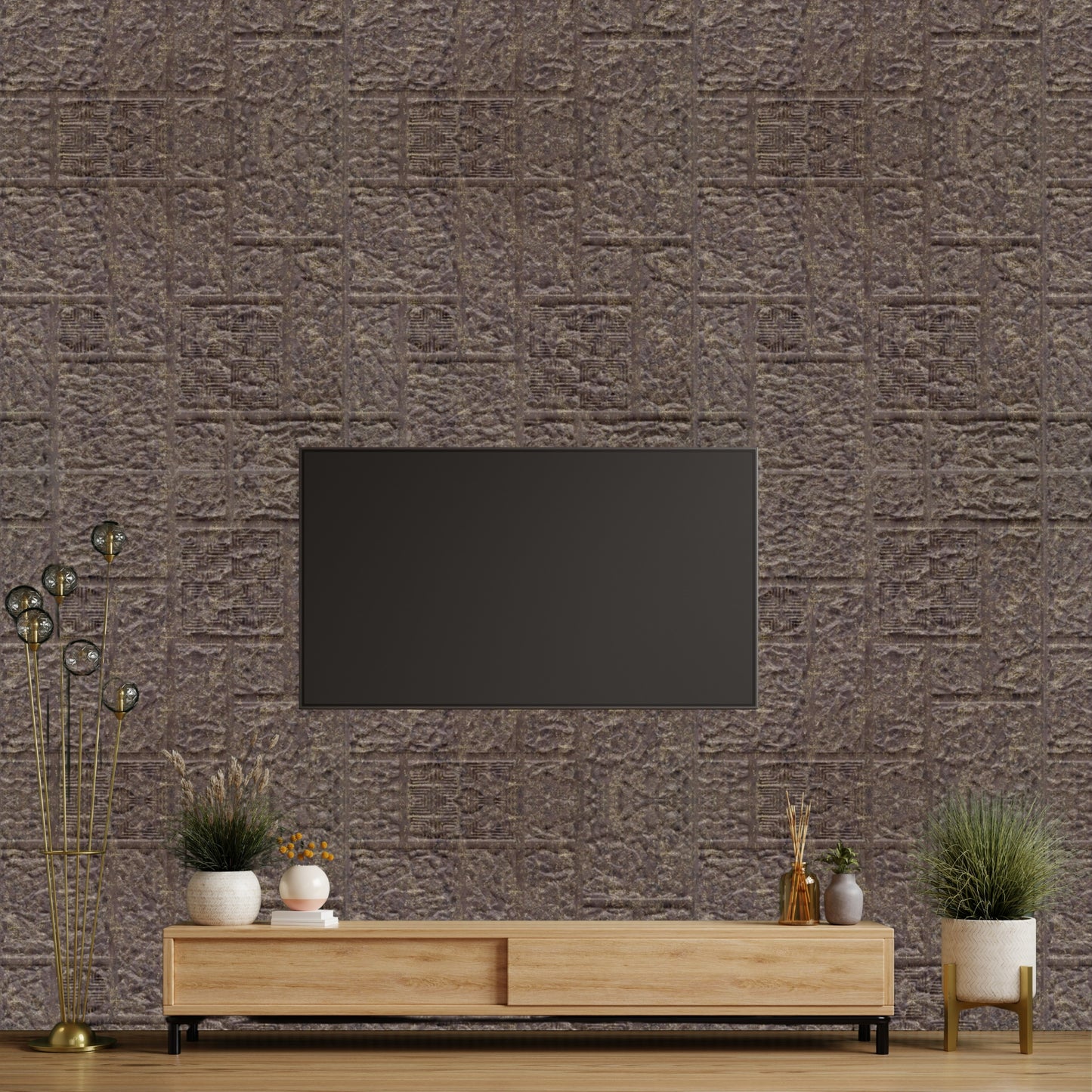 3D Self Adhesive Wall Panel - Abstract Design 50 x 50 cm