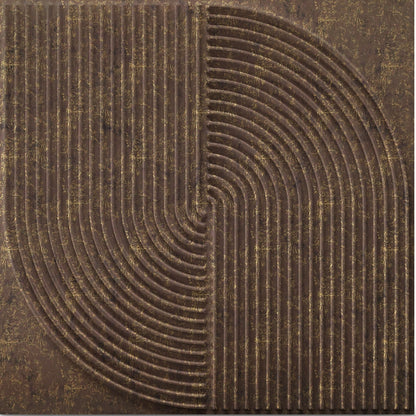 Magnum Brown Self Adhesive Panels Circle Design