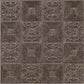 Mangum Brown Self Adhesive Wall Panels Flower Design