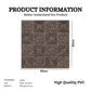 Mangum Brown Self Adhesive Wall Panels Flower Design