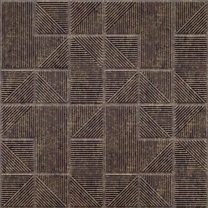 Magnum Brown Self Adhesive Panels Stripe Design