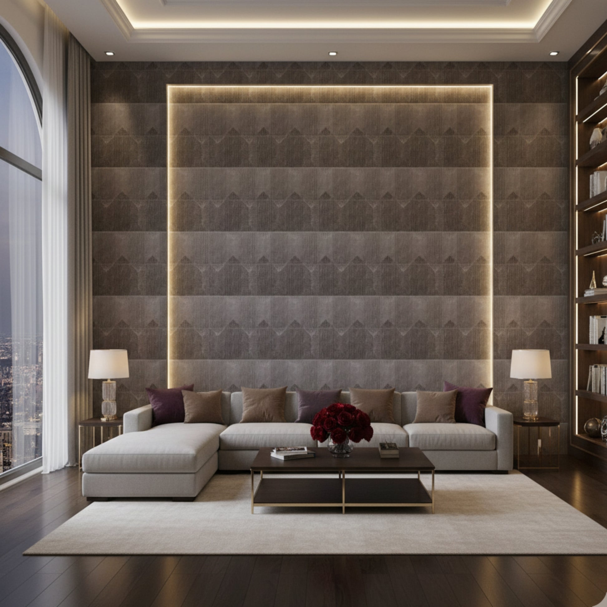 Magnum Brown 3D Wall Panels Artisan Design