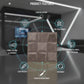 Magnum Brown Cubical Design 3D Wall Panels View-3