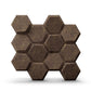 Magnum Brown 3D Wall Panels Hexagon Design-td038