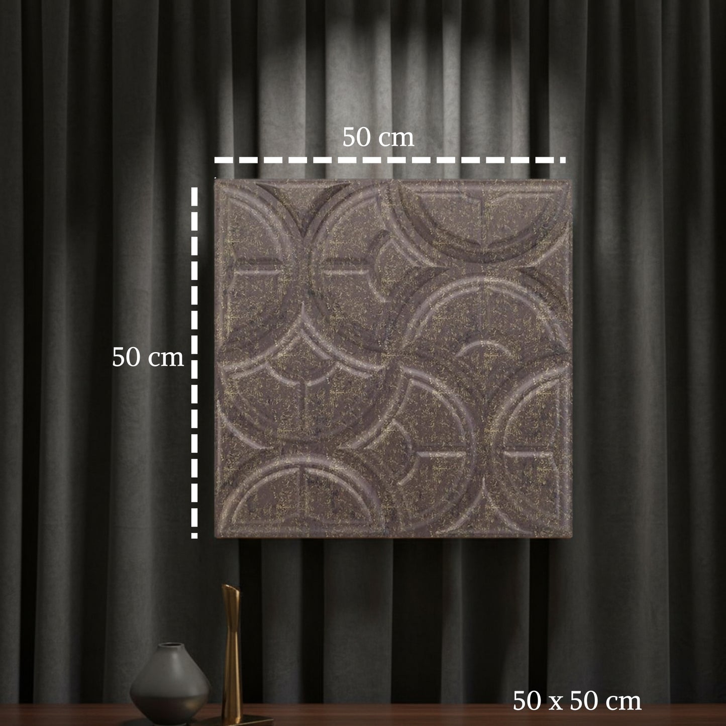 Magnum Brown 3D Wall Panels Luna Design