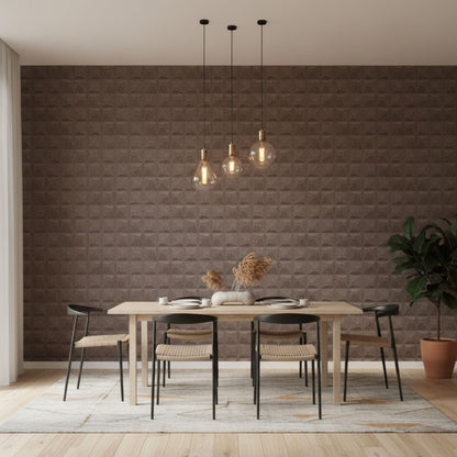 Magnum Brown 3D Wall Panels Pixel Design