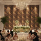 3D Wall Panels for Home Decor PVC Plaina Design 50X50 cm