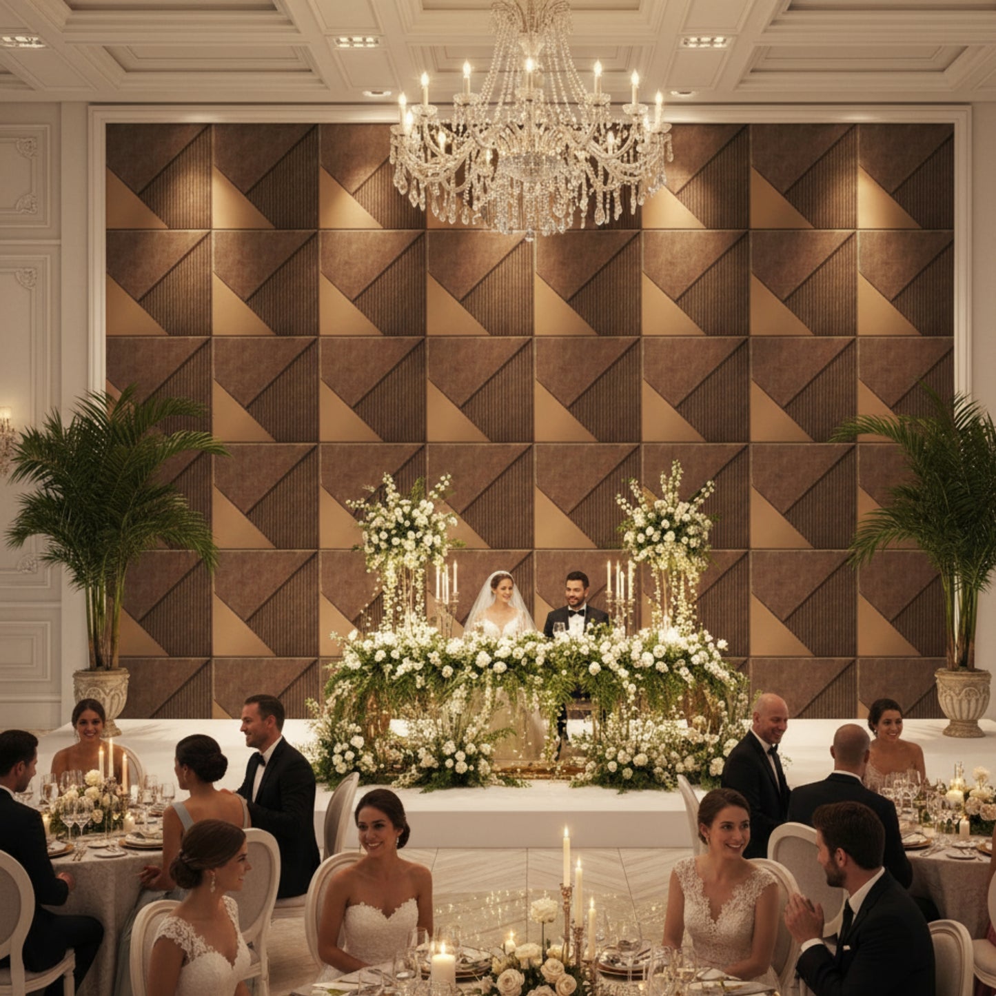 3D Wall Panels for Home Decor PVC Plaina Design 50X50 cm