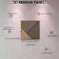 3D Wall Panels for Home Decor PVC Plaina Design 50X50 cm