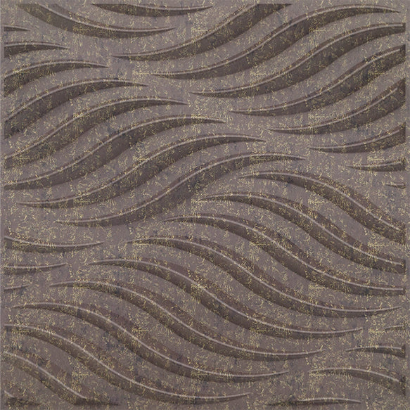 Magnum Brown 3D Wall Panels Swirl Design