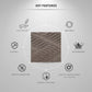 Magnum Brown 3D Wall Panels Swirl Design