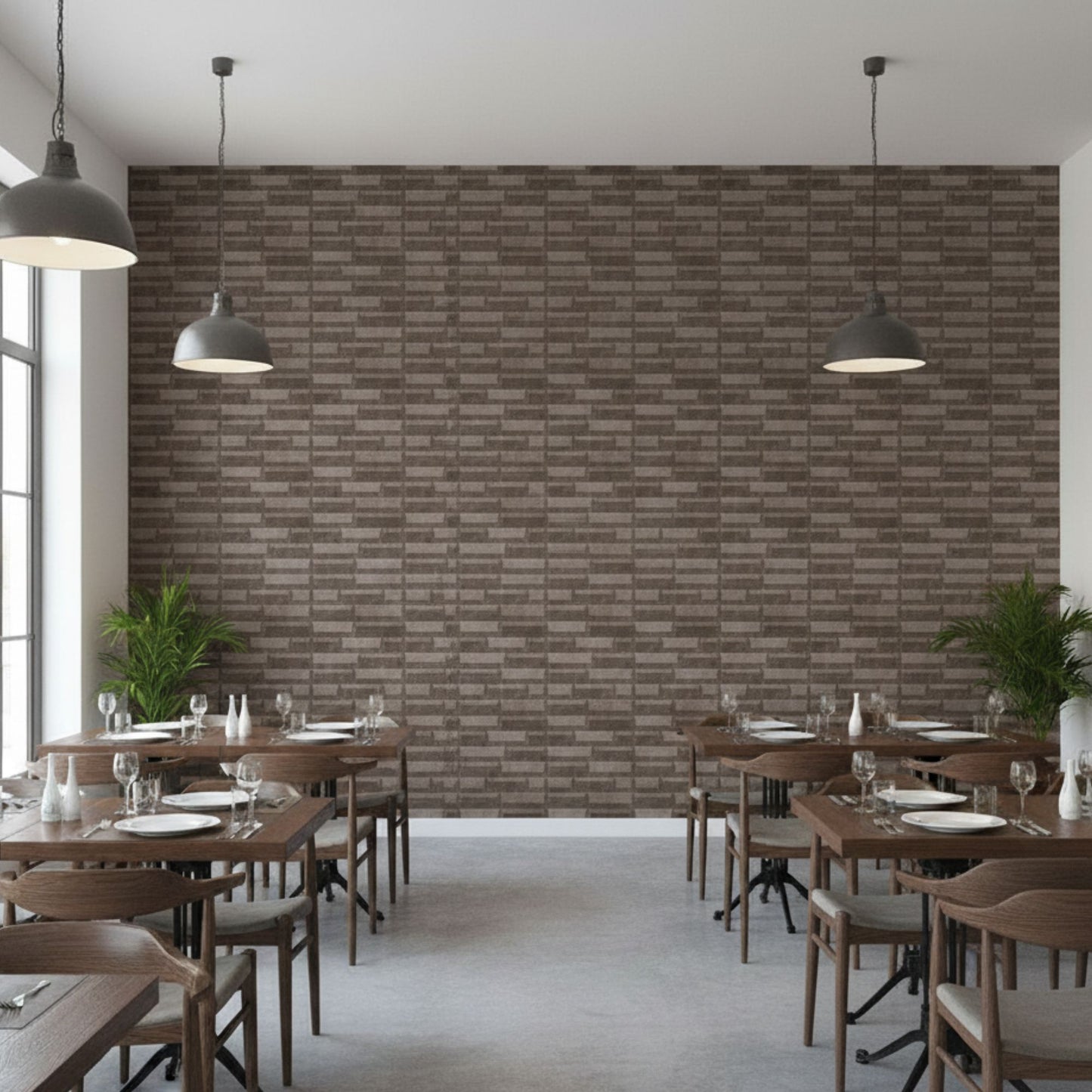 Magnum Brown 3D Wall Panels Vault Design