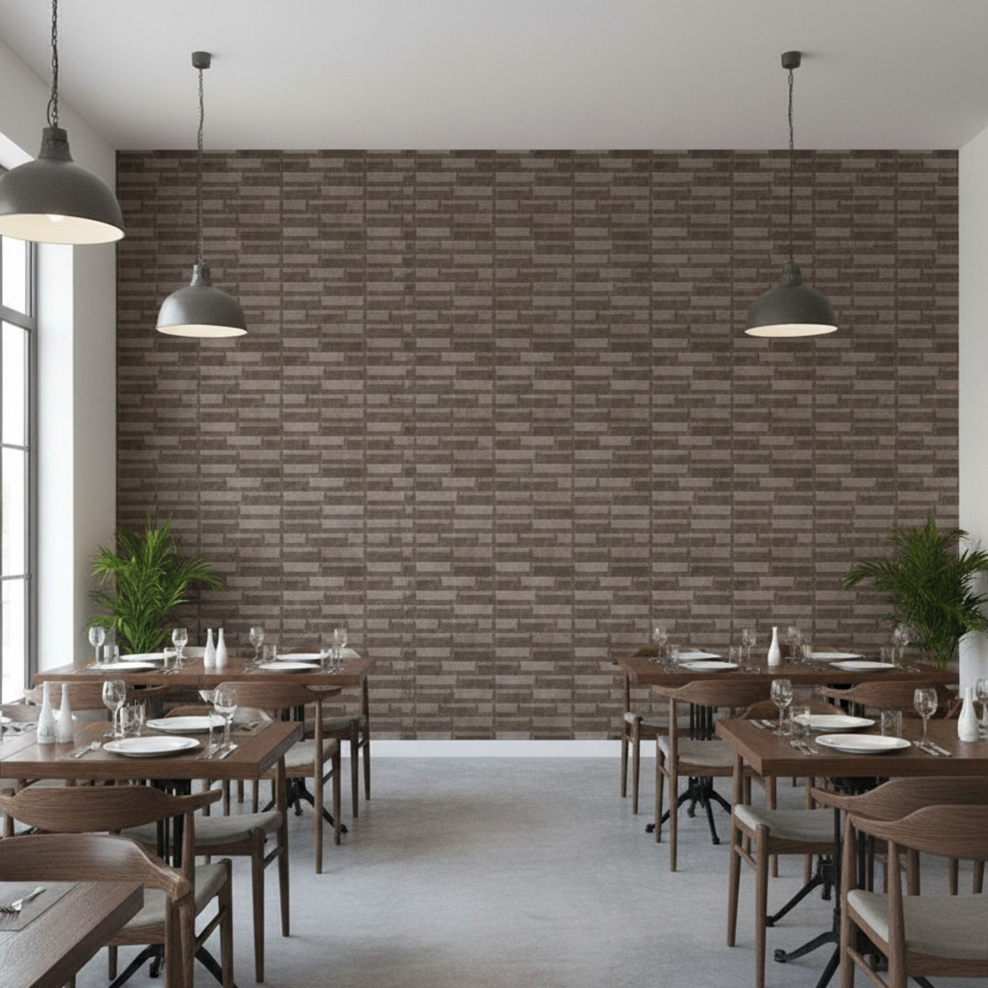 Magnum Brown 3D Wall Panels Vault Design