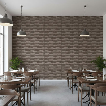 Magnum Brown 3D Wall Panels Vault Design