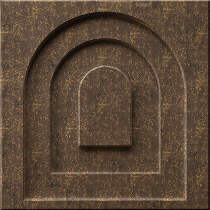 Magnum Brown Archi Design 3D Wall Panel