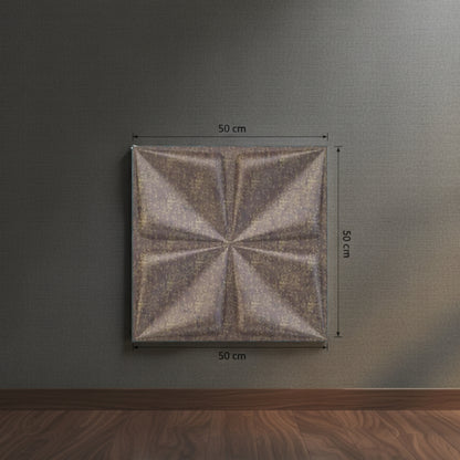 Magnum Brown Bloom Design 3D Wall Panel View-4