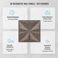 Magnum Brown 3D Wall Panels Bloom Design