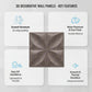 Magnum Brown 3D Wall Panels Butterfly Design