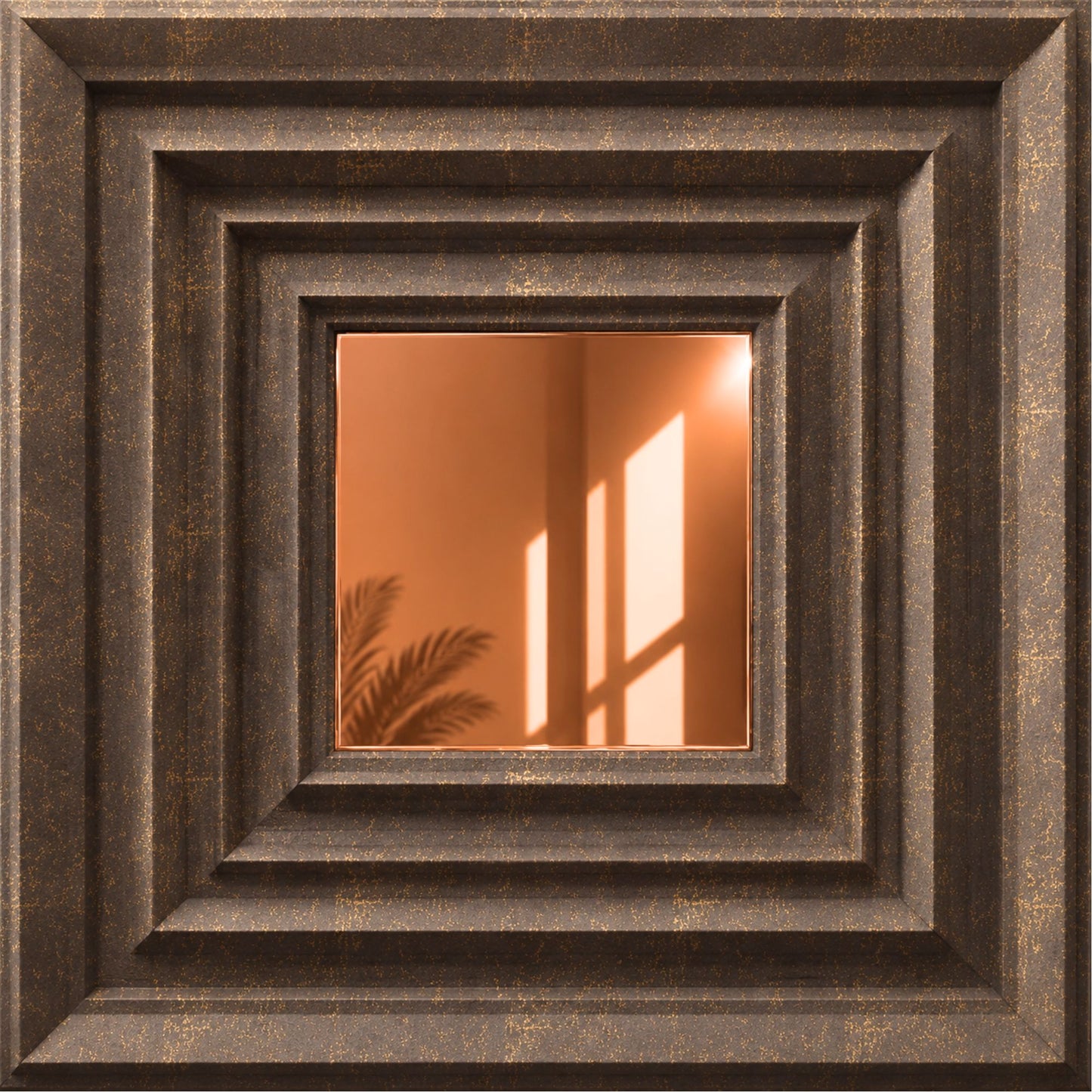 Magnum Brown Copper Accent Design Acrylic 3D Wall Panel