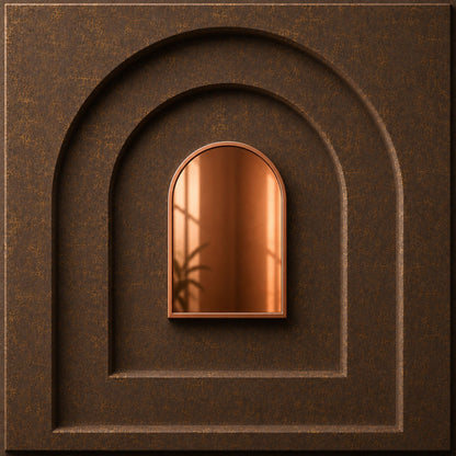 Magnum Brown Copper Archi Design Acrylic 3D Wall Panel
