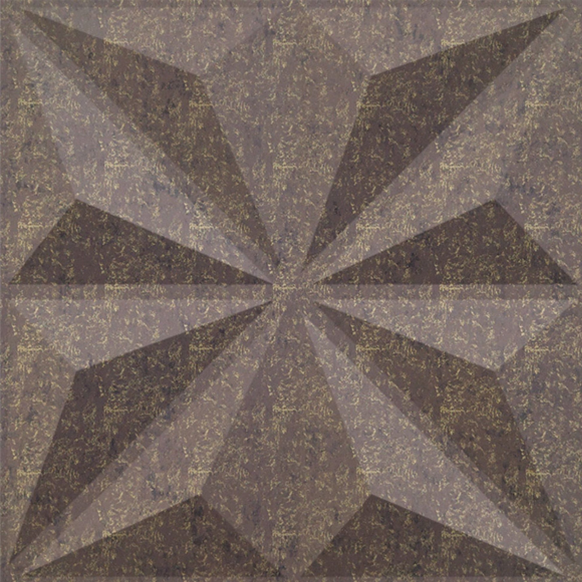 Magnum Brown Crystal Design 3D Wall Panel Front View-1