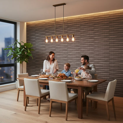 Magnum Brown 3D Wall Panels Dune Design