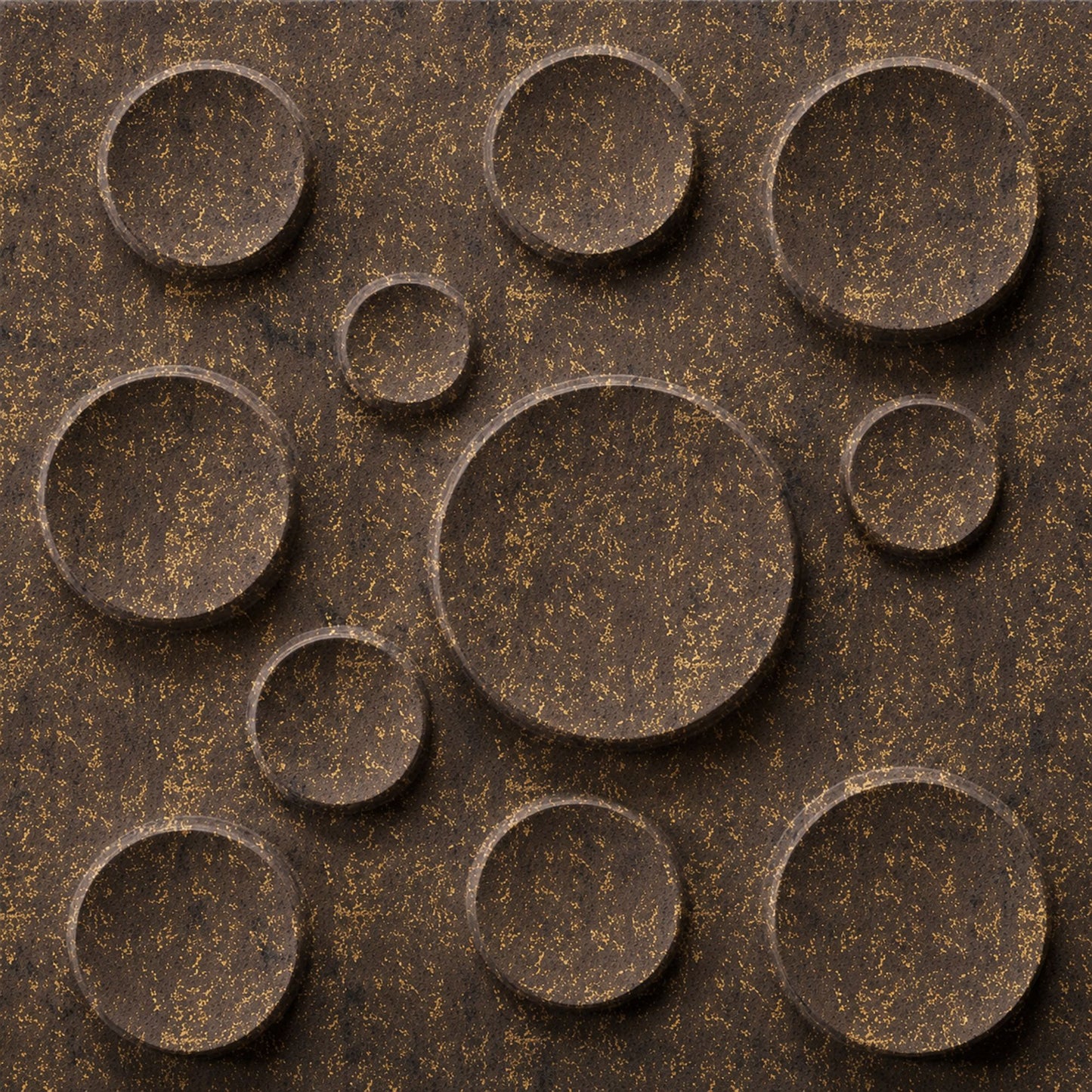 Magnum Brown Moon Design 3D Wall Panel