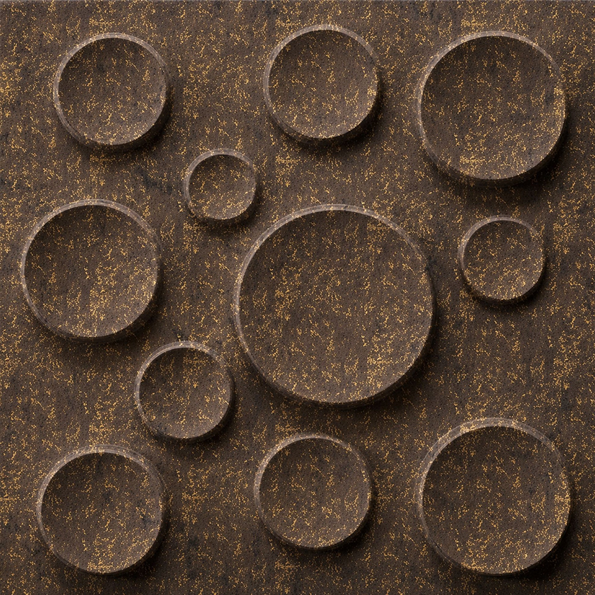 Magnum Brown Moon Design 3D Wall Panel