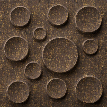 Magnum Brown Moon Design 3D Wall Panel