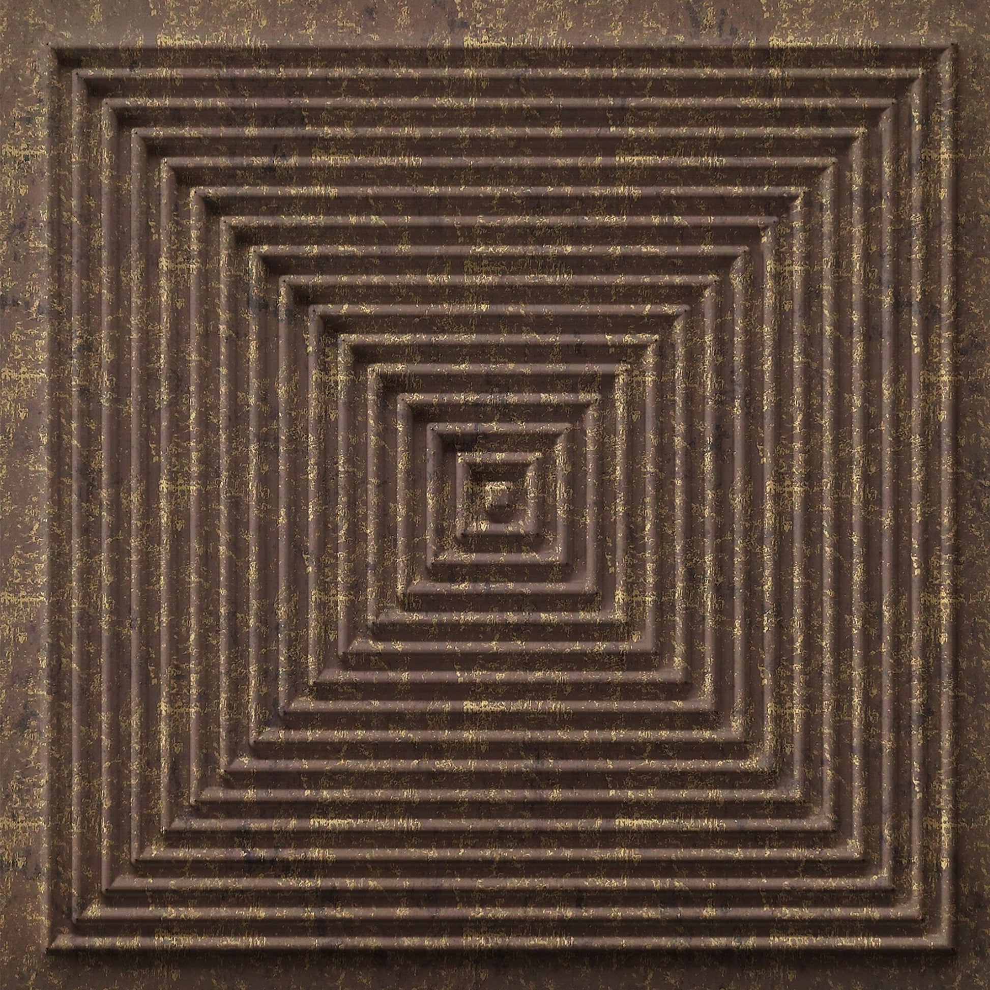 Magnum Brown Self Adhesive Panels Square Design TP112