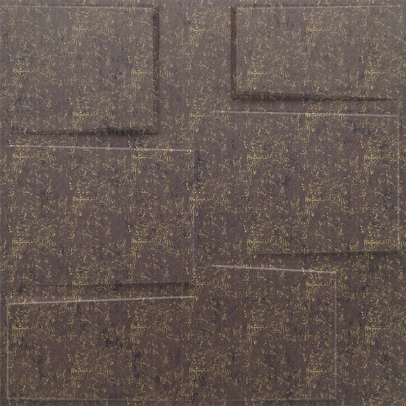 Magnum Brown Stream Design 3D Wall Panel